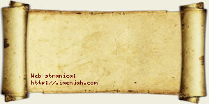 Jefimija Stanimirović vizit kartica